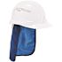Ergodyne 6717ct Blue Cooling Hard Hat Pad And Neck Shade - Pva Case Of 6