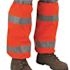 Ergodyne 8008 Orange Class E Hi-Vis Leg Gaiters Case Of 6
