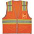 Ergodyne 8246z-S 3xl Orange Class 2 Two-Tone Mesh Vest - Single Size