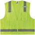 Ergodyne 8249z-S L Lime Class 2 Economy Surveyors Vest - Single Size
