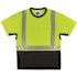 Ergodyne 8283bk L Lime Class 2 Performance T-Shirt Lightweight