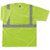Ergodyne 8289-Eco L Lime Class 2 Hi-Vis T-Shirt Recycled