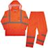 Ergodyne 8376k L Orange Lightweight Hv Rain Suit