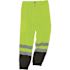 Ergodyne 8910bk 4xl/5xl Lime Class E Hi-Vis Pants Black Bottom