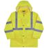 Ergodyne 8366 XL Lime Class 3 Lightweight Hi-Vis Rain Jacket