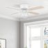 Private Brand Unbranded Altona 42" Hugger Ceiling Fan, White