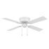 Private Brand Unbranded Altona 42" Hugger Ceiling Fan, White