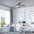 Generic Private Brand Rosemont 52" Dual Mount Ceiling Fan, Brushed Nickel