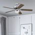Generic Private Brand Rosemont 52" Dual Mount Ceiling Fan, Brushed Nickel