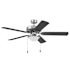 Generic Private Brand Rosemont 52" Dual Mount Ceiling Fan, Brushed Nickel