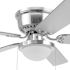 Generic Private Brand Leighton 52" Hugger Ceiling Fan, Brushed Nickel