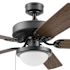 Generic Private Brand Rosemont 52" Dual Mount Ceiling Fan, Matte Black