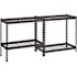 Husky 4-Shelf Steel Heavy-Duty Garage Storage Shelving Unit In Black