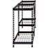 Husky 4-Shelf Steel Heavy-Duty Garage Storage Shelving Unit In Black