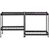 Husky 4-Shelf Steel Heavy-Duty Garage Storage Shelving Unit In Black