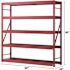 Husky 5-Tier Industrial Duty Steel Freestanding Garage Storage Shelving Unit-Red