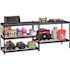 Husky 5-Shelf Steel Heavy-Duty Garage Storage Shelving Unit In Black