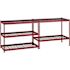 Husky 5-Shelf Steel Heavy-Duty Garage Storage Shelving Unit In Red