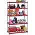 Husky 5-Shelf Steel Heavy-Duty Garage Storage Shelving Unit In Red