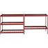 Husky 5-Shelf Steel Heavy-Duty Garage Storage Shelving Unit In Red