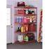 Husky 5-Shelf Steel Heavy-Duty Garage Storage Shelving Unit In Red