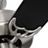 Seasons Ryedale 42" Brushed Nickel Indoor Ceiling Fan With Light and Reversible Dark Maple/Matte Black Blades (4-Blade)
