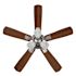Seasons Sinclair 44" Brushed Nickel Indoor Ceiling Fan With Light and Reversible Walnut/Maple Blades (5-Blade)