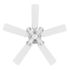 Seasons Cabrillo 42" Matte White Indoor Ceiling Fan With Light and Reversible Natural Washed Oak/Matte White Blades (5-Blade)