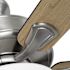Seasons Bonita 52" Brushed Nickel Indoor Ceiling Fan With Light and Reversible Walnut/Maple Blades (5-Blade)