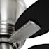Seasons Millhaven 52" Brushed Nickel Indoor Ceiling Fan With Light And Reversible Seasoned Wood / Matte Black (5-Blade)