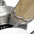 Seasons Rickshore 52" Brushed Nickel Indoor Ceiling Fan With Light and Reversible Walnut/Maple Blades (5-Blade)