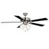 Seasons Camarillo 52" LED Ceiling Fan, Indoor, Brushed NICKEL