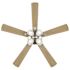 Seasons Camarillo 52" LED Ceiling Fan, Indoor, Brushed NICKEL