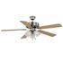 Seasons Coolidge 52" LED Ceiling Fan, Indoor, Brushed NICKEL