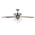 Seasons Coolidge 52" LED Ceiling Fan, Indoor, Brushed NICKEL