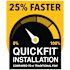 Seasons Markan 52" Matte Black Indoor/Outdoor Ceiling Fan With Matte Black/Pecan Heather Reversible Blades (5-Blade)