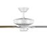 Seasons Markan 52" Matte White Indoor/Outdoor Ceiling Fan With Matte White/Natural Washed Oak Reversible Blades (5-Blade)