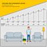 52"LED CEIL FAN W/RMT IND BN
