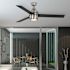 52"LED CEIL FAN W/RMT IND BN