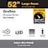 52"LED CEIL FAN W/RMT IND BN