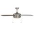 Seasons Bexley 52" Brushed Nickel Indoor Ceiling Fan With Light and Reversible Deep Silver/White Oak Blades (4-Blade)