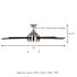 Seasons Parkton 52" LED Ceiling Fan, Indoor, Brushed NICKEL