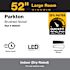 Seasons Parkton 52" LED Ceiling Fan, Indoor, Brushed NICKEL