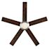 Seasons Parkton 52" LED Ceiling Fan, Indoor, Brushed NICKEL