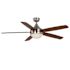 Seasons Kuna 52" LED Ceiling Fan With Remote, Indoor, Brushed NICKEL