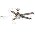 Seasons Kuna 52" LED Ceiling Fan With Remote, Indoor, Brushed NICKEL