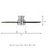 52" LED CEILING FAN IND BN