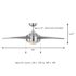 Seasons Bryza 52" Brushed Nickel Indoor/Outdoor Ceiling Fan With Light and Silver Blades (5-Blade)