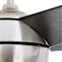Seasons Bryza 52" Brushed Nickel Indoor/Outdoor Ceiling Fan With Light and Matte Black Blades (5-Blade)