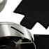 Seasons Bryza 52" Brushed Nickel Indoor/Outdoor Ceiling Fan With Light and Matte Black Blades (5-Blade)